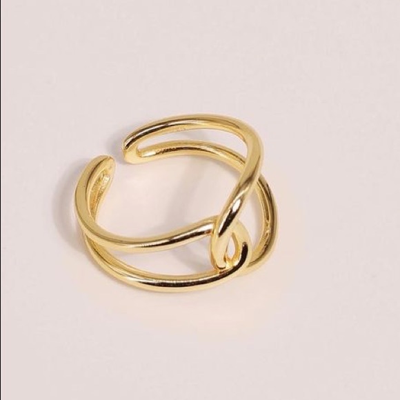 Twisted adjustable ring - Picture 5 of 5